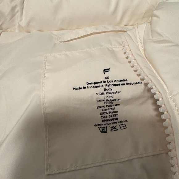 Cream Puffer Jacket - Picture 2 of 7